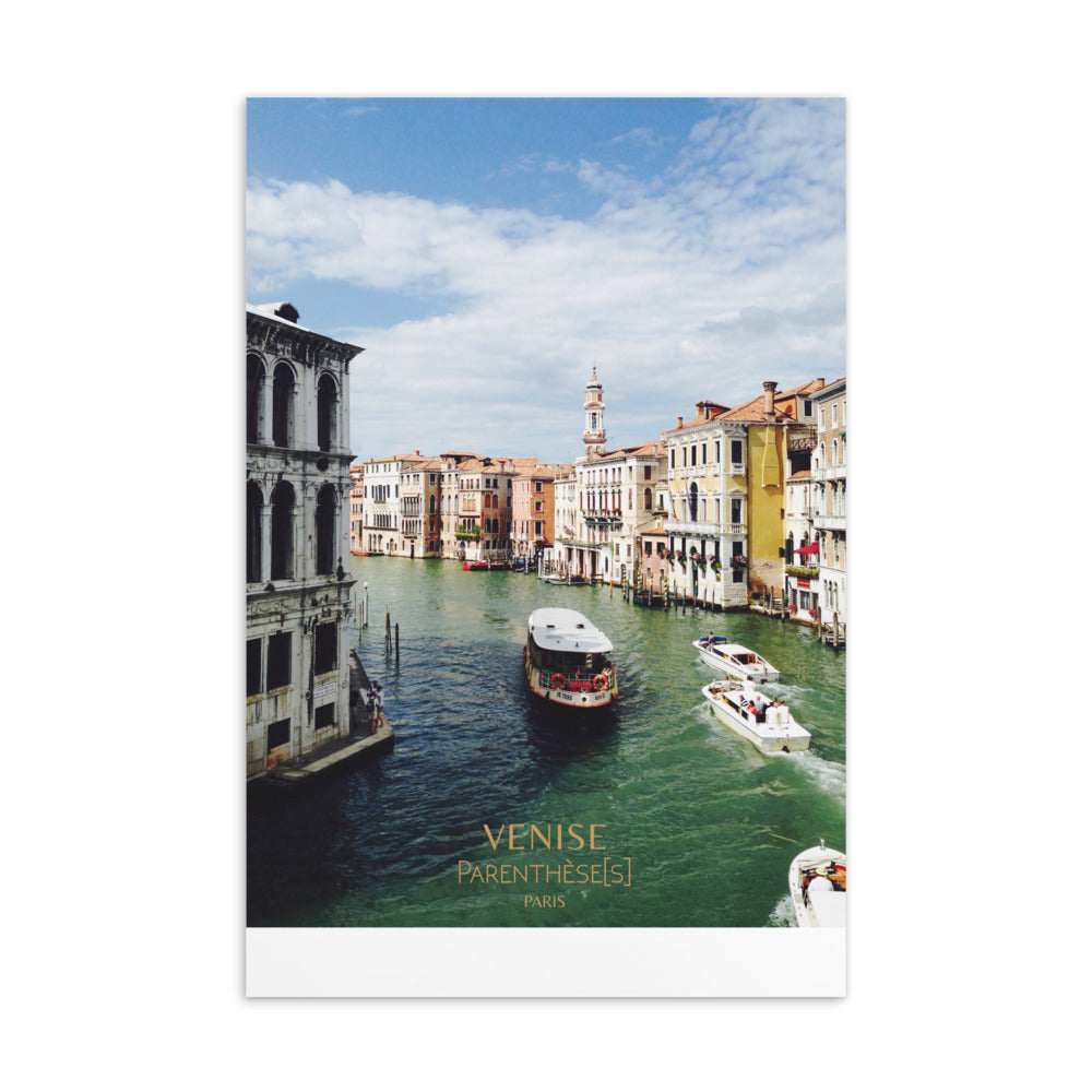 Carte parfumée romantique Venise