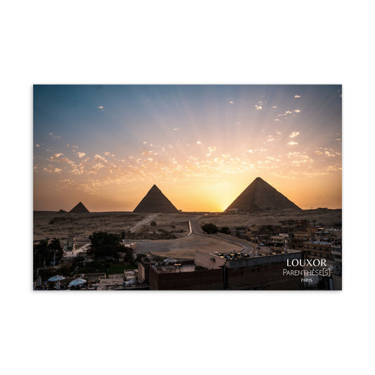 Carte parfumée paysage Louxor